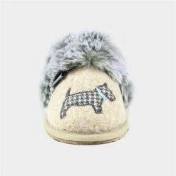 Lazy Dogz Scottie III Womens Beige Faux Fur Mule