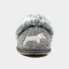 Lazy Dogz Scottie III Womens Grey Faux Fur Mule