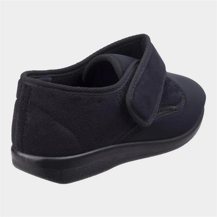 GBS Frenchay Adults Black Classic Slippers - Image 2