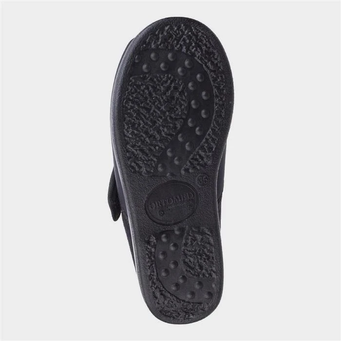 GBS Frenchay Adults Black Classic Slippers - Image 3