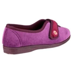 Mirak Andrea Womens Red Easy Fasten Slipper