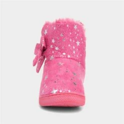 Jo & Joe Tinkerbell Girls Pink Star Bootie Slipper