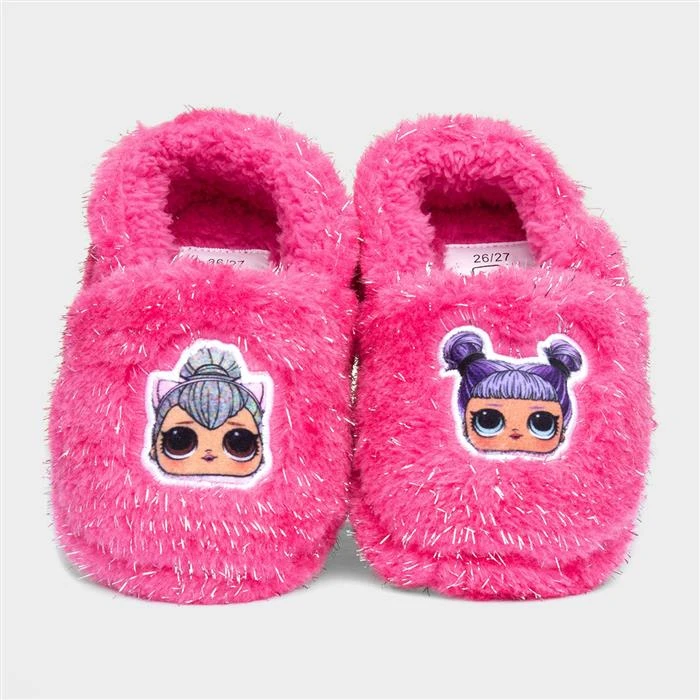 LOL Surprise Kids Pink Sparkly Slipper - Image 4