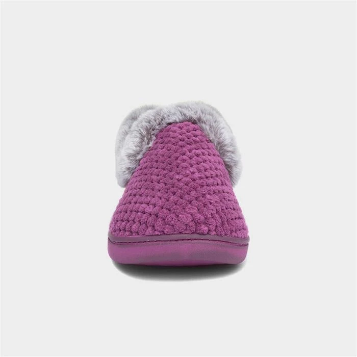 Padders Misha Womens Pink Popcorn Slipper
