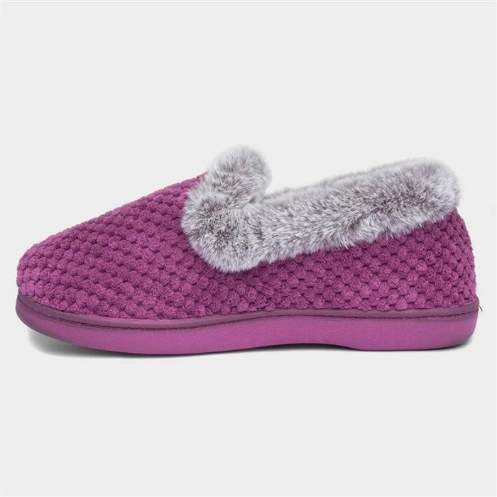 Padders Misha Womens Pink Popcorn Slipper - Image 2