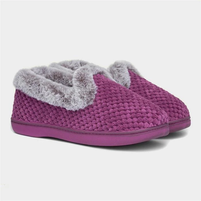 Padders Misha Womens Pink Popcorn Slipper - Image 5