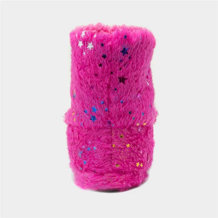 Buckle My Shoe Dusty Kids Pink Cat Ears Bootie - Image 3
