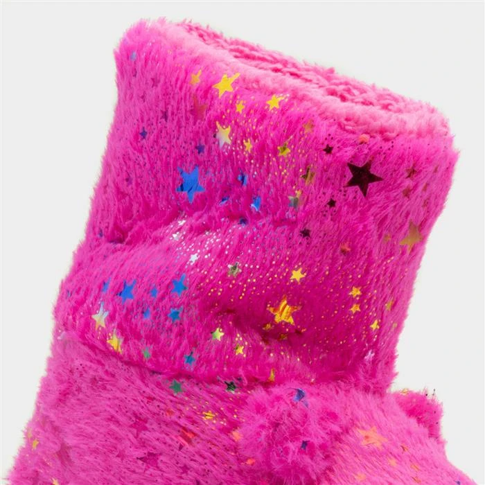 Buckle My Shoe Dusty Kids Pink Cat Ears Bootie - Image 4