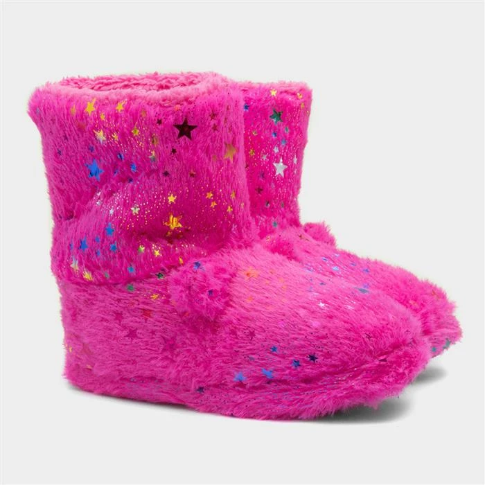 Buckle My Shoe Dusty Kids Pink Cat Ears Bootie - Image 5