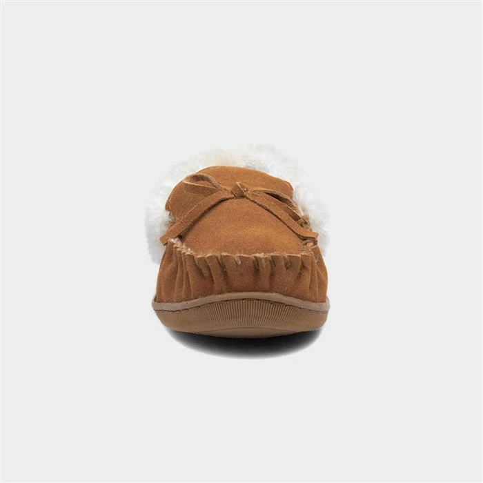 Jo & Joe Mull Womens Tan Suede Slipper