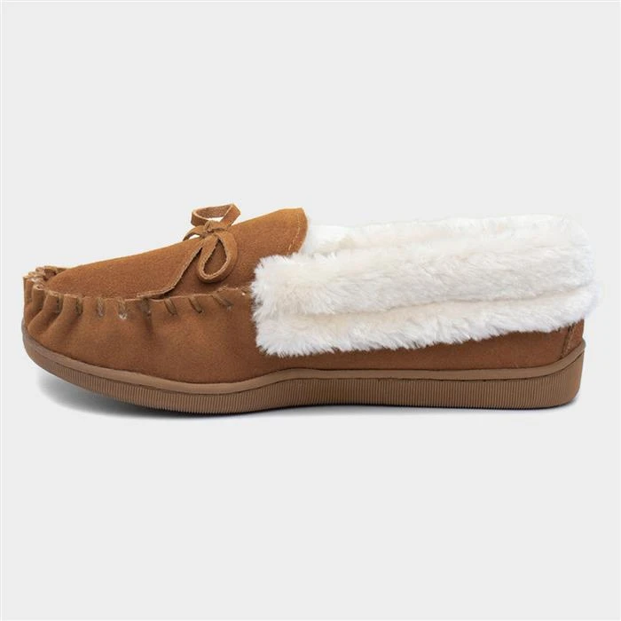 Jo & Joe Mull Womens Tan Suede Slipper - Image 2