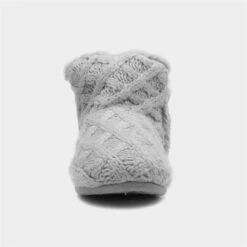 Shu Da Living Jenny Womens Grey Knitted Bootie