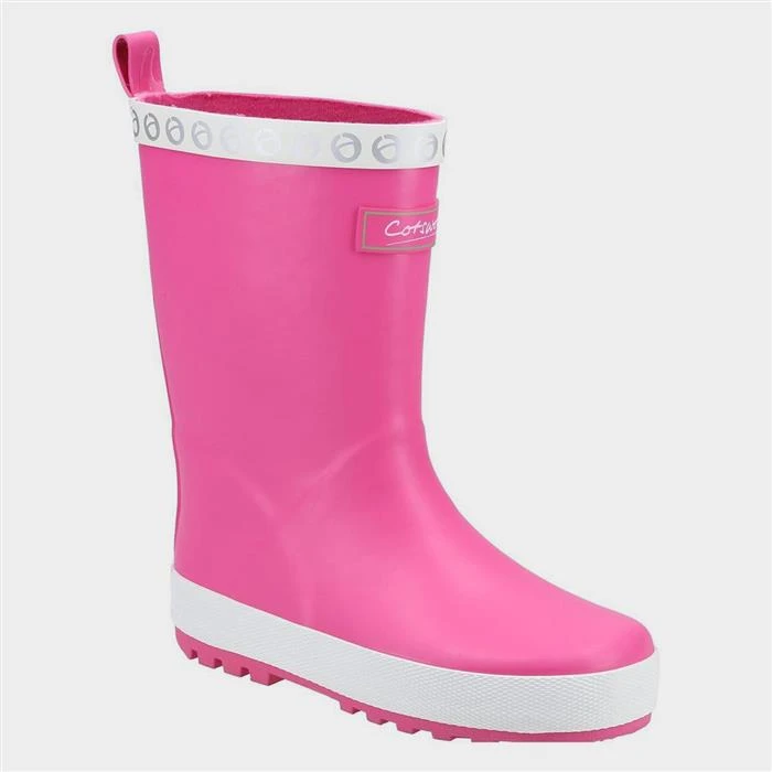 Cotswold Prestbury Senior Kids Pink Welly