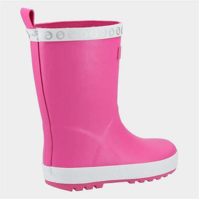 Cotswold Prestbury Senior Kids Pink Welly - Image 2