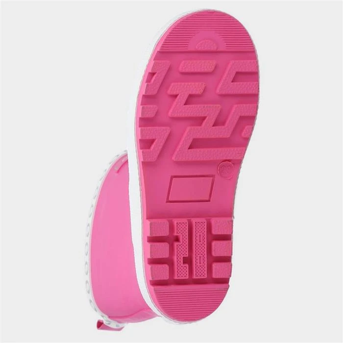 Cotswold Prestbury Senior Kids Pink Welly - Image 3