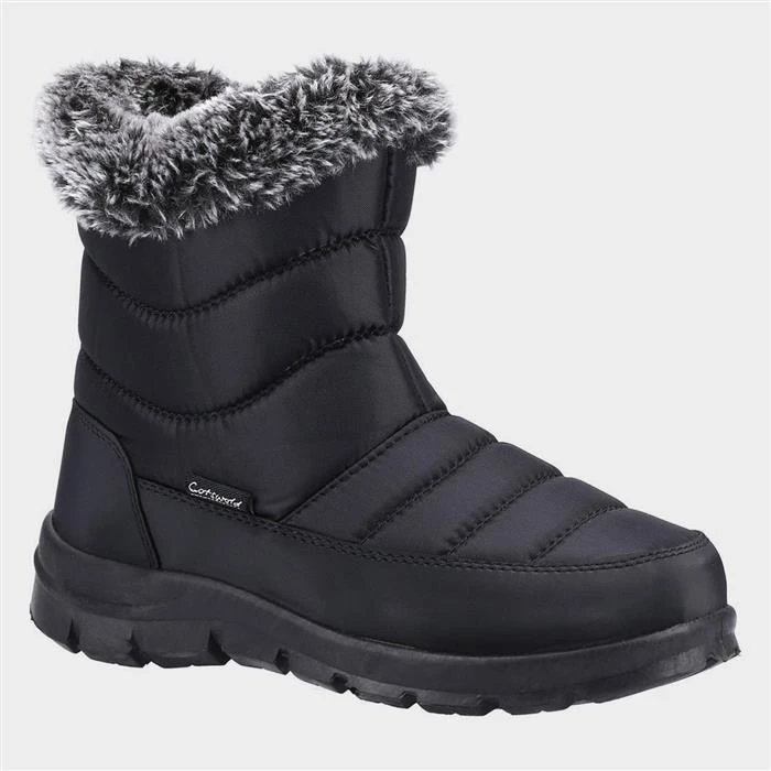 Cotswold Longleat Womens Black Wellington Boot