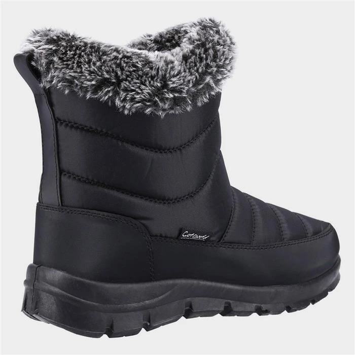 Cotswold Longleat Womens Black Wellington Boot - Image 2