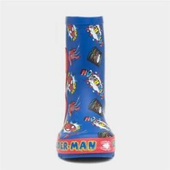 Spiderman Kids Blue Printed Welly