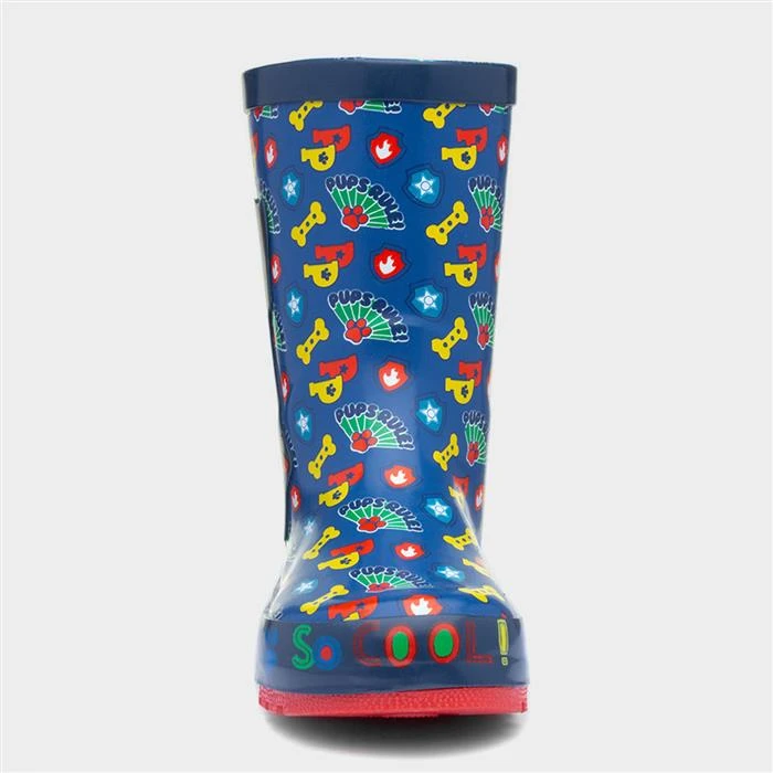 Paw Patrol Hardy Kids Navy Welly