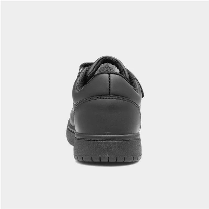 XL Aire Kids Black Easy Fasten Trainer - Image 3