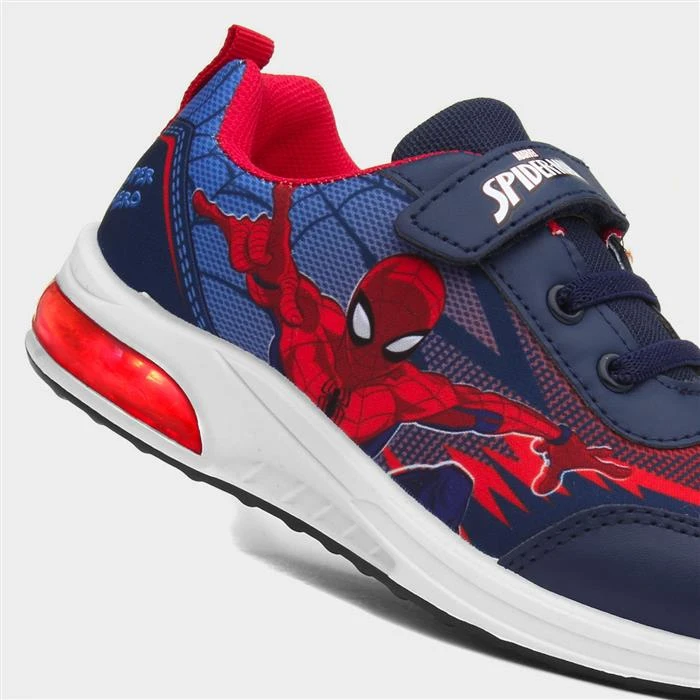 Spiderman Light Up Easy Fasten Kids Trainer - Image 4