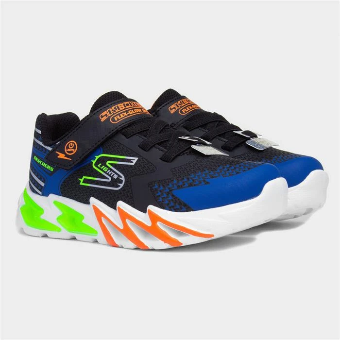 Skechers Flex-Glow Kids Multi Light Up Trainers - Image 5