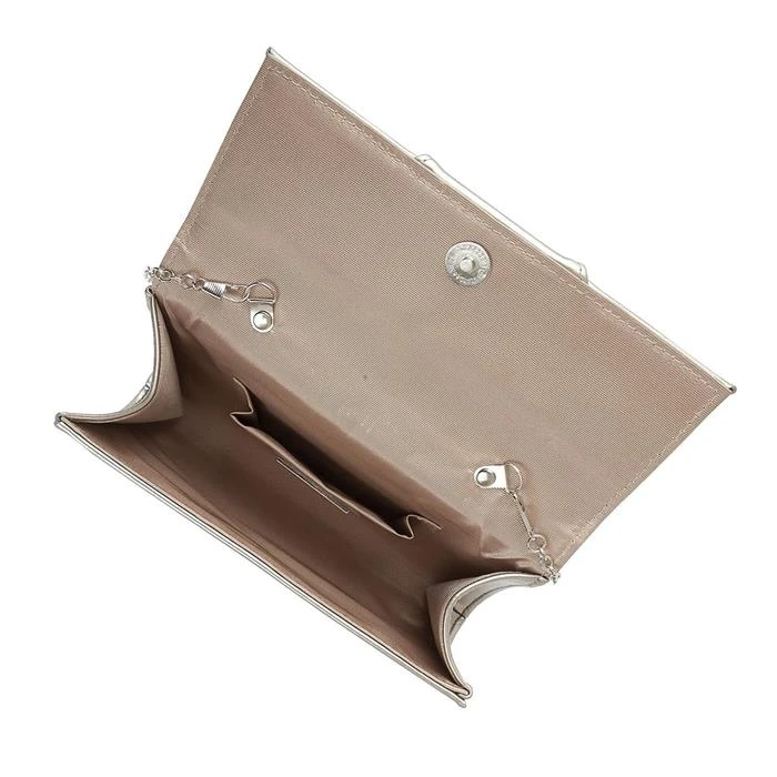 Lotus Aria Womens Pewter Grey Clutch Bag - Image 3